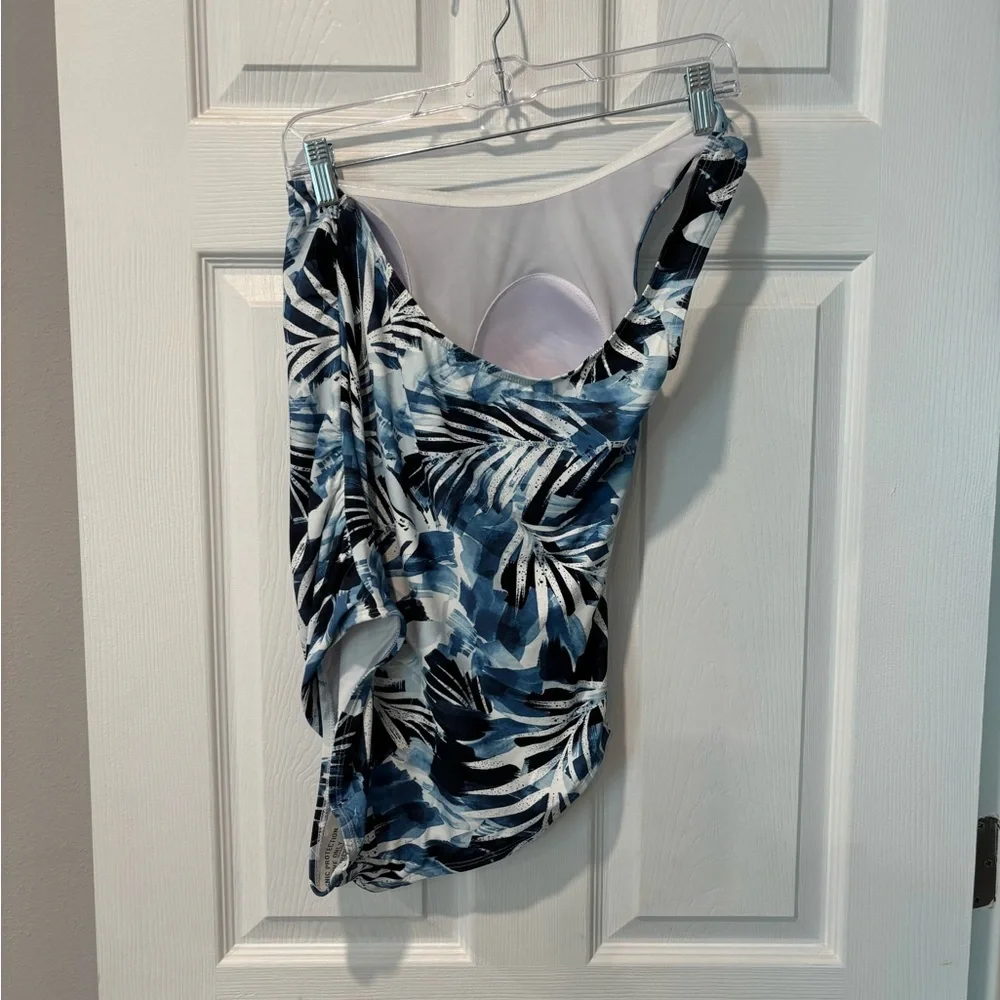 Niptuck Swim Rhonda Congo Lao Blue Size 10‎ NWOT